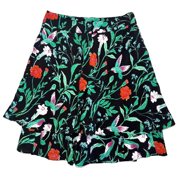 Kate Spade Skirt The Rules Jardin Double Layer Skirt Size 00 - Picture 8 of 11